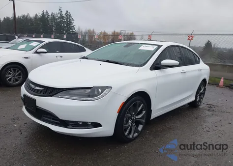 2015 Chrysler 200 S from USA, damaged, VIN 1C3CCCDGXFN556930